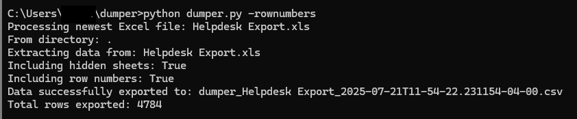 dumper usage
